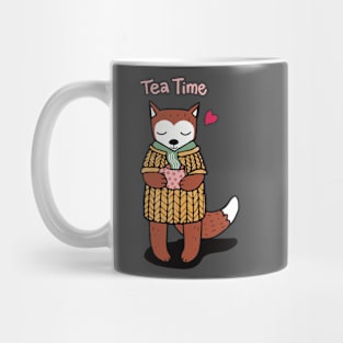 Tea time for the fox Mug